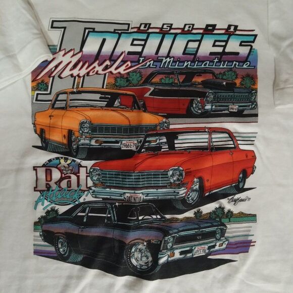 DS Vintage USA-1 Deuces Muscle In Miniature Tee - Picture 3 of 8